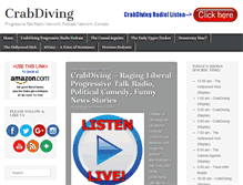 Tablet Screenshot of crabdiving.com